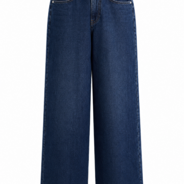 Dark Indigo High-Rise Wide-Leg Jeans